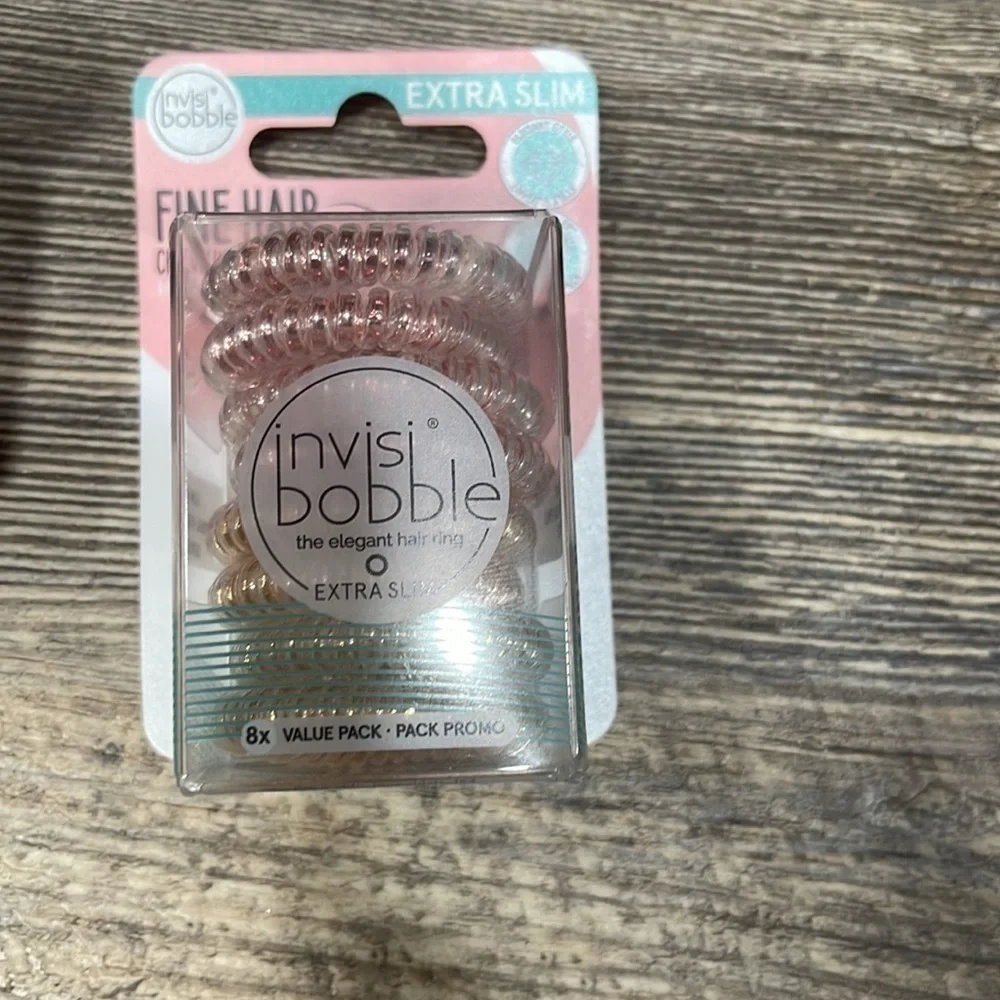 2 pack hair tie with cosmetics bag
